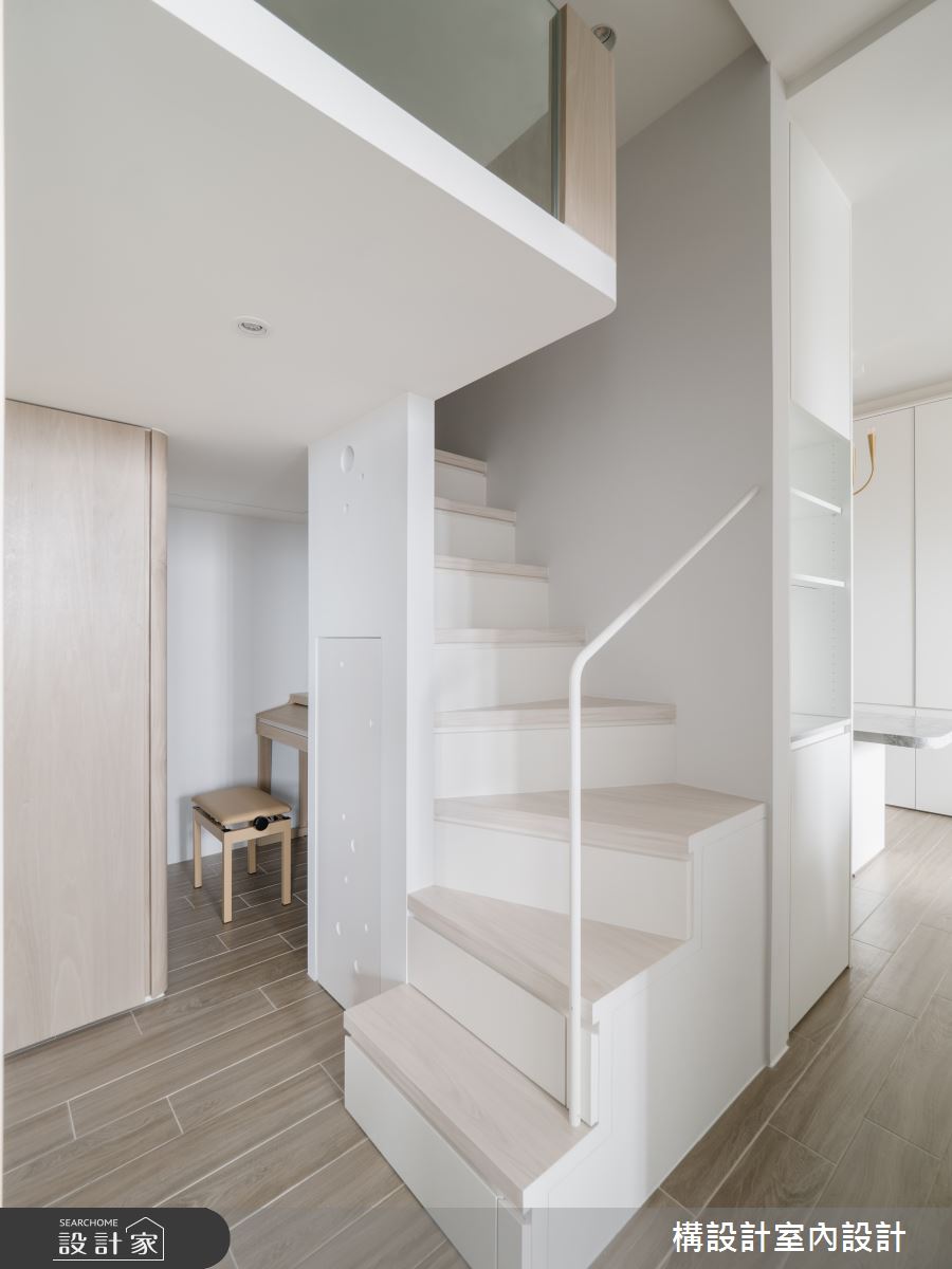 17坪新成屋(5年以下)＿新古典樓梯案例圖片＿構設計＿構設計_春日童話之11