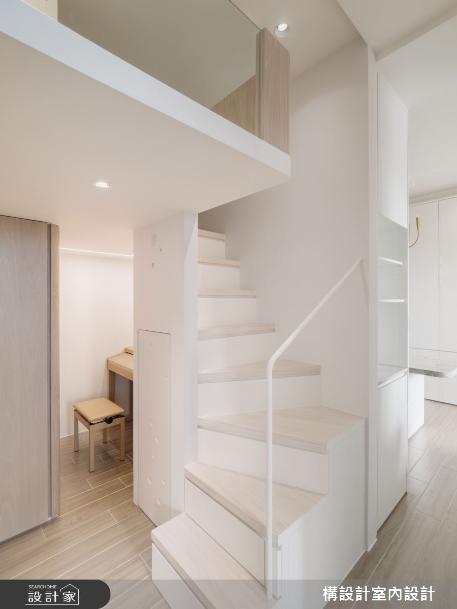 17坪新成屋(5年以下)＿新古典兒童房樓梯兒童房案例圖片＿構設計＿構設計_春日童話之12