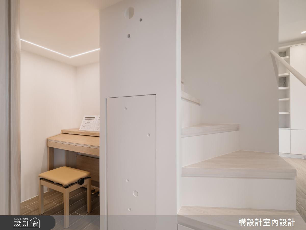 17坪新成屋(5年以下)＿新古典樓梯案例圖片＿構設計＿構設計_春日童話之17
