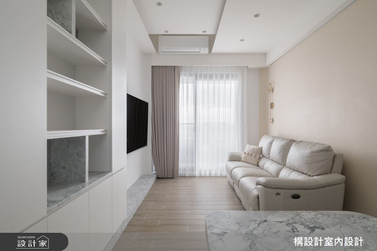 17坪新成屋(5年以下)＿新古典客廳案例圖片＿構設計＿構設計_春日童話之3