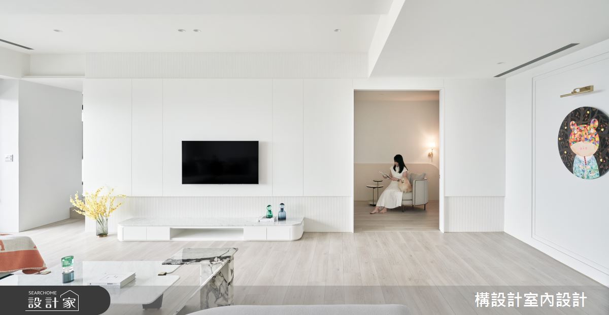 53坪毛胚屋＿新古典客廳多功能室案例圖片＿構設計＿構設計_泊光之6