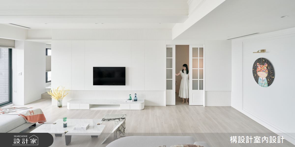 53坪毛胚屋＿新古典客廳案例圖片＿構設計＿構設計_泊光之7