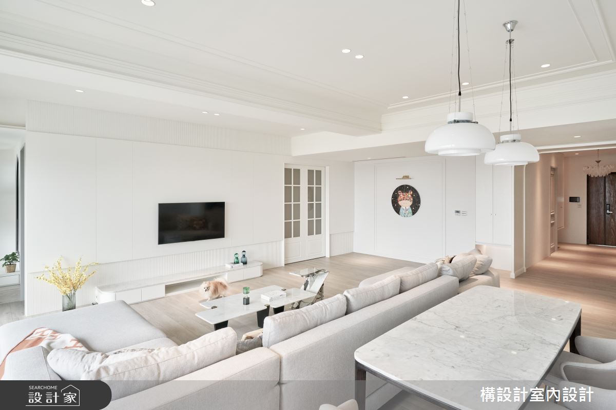 53坪毛胚屋＿新古典玄關客廳案例圖片＿構設計＿構設計_泊光之11