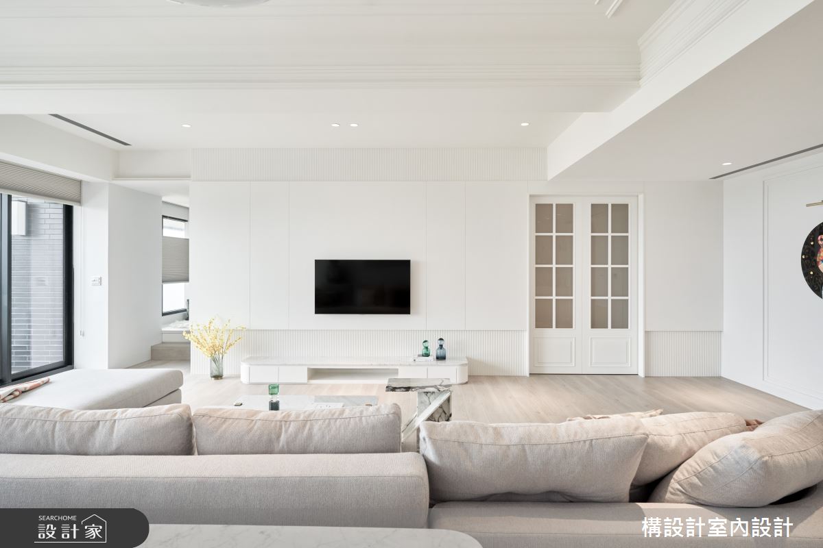 53坪毛胚屋＿新古典客廳案例圖片＿構設計＿構設計_泊光之27