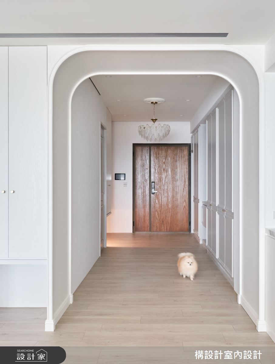 53坪毛胚屋＿新古典玄關走廊案例圖片＿構設計＿構設計_泊光之12
