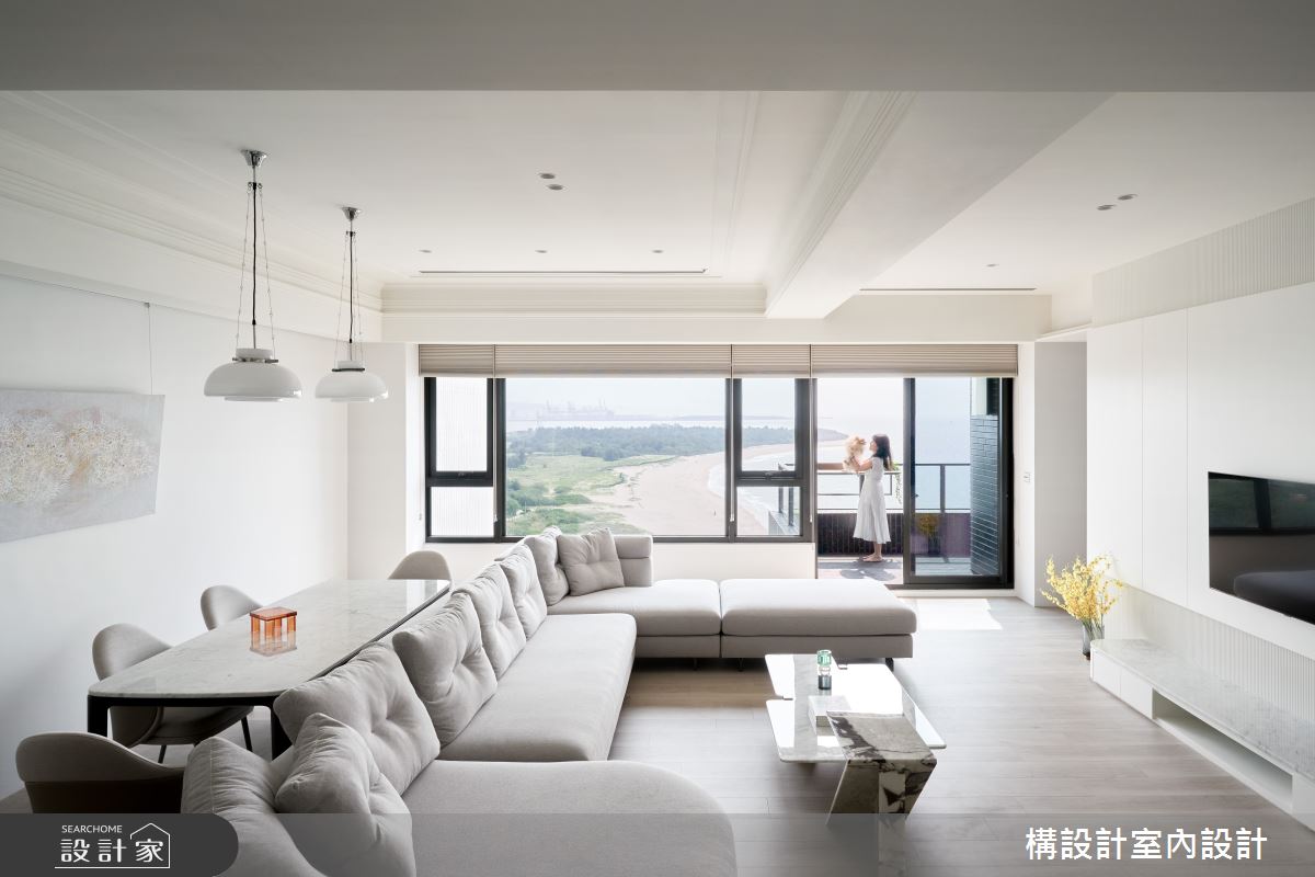 53坪毛胚屋＿新古典客廳陽台案例圖片＿構設計＿構設計_泊光之14