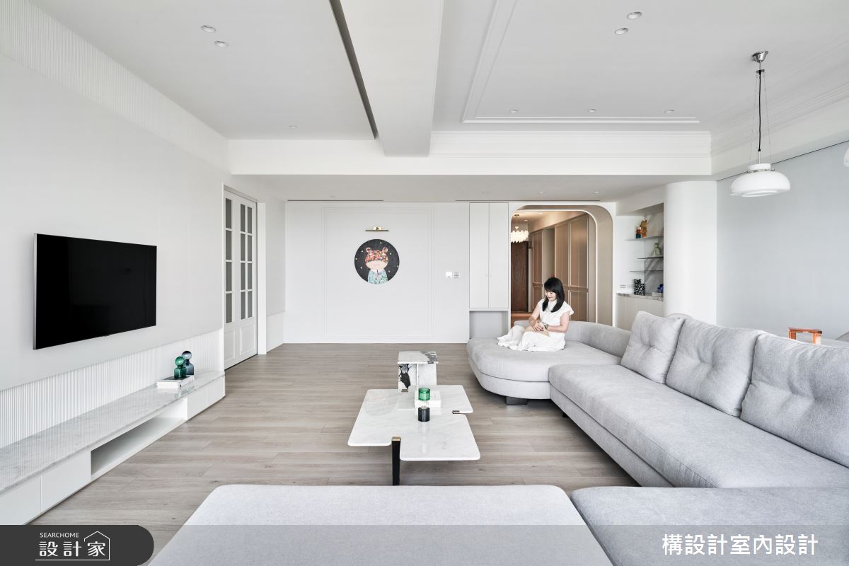 53坪毛胚屋＿新古典客廳案例圖片＿構設計＿構設計_泊光之19