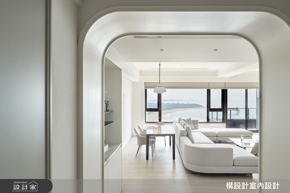 53坪毛胚屋＿新古典客廳餐廳案例圖片＿構設計＿構設計_泊光之21