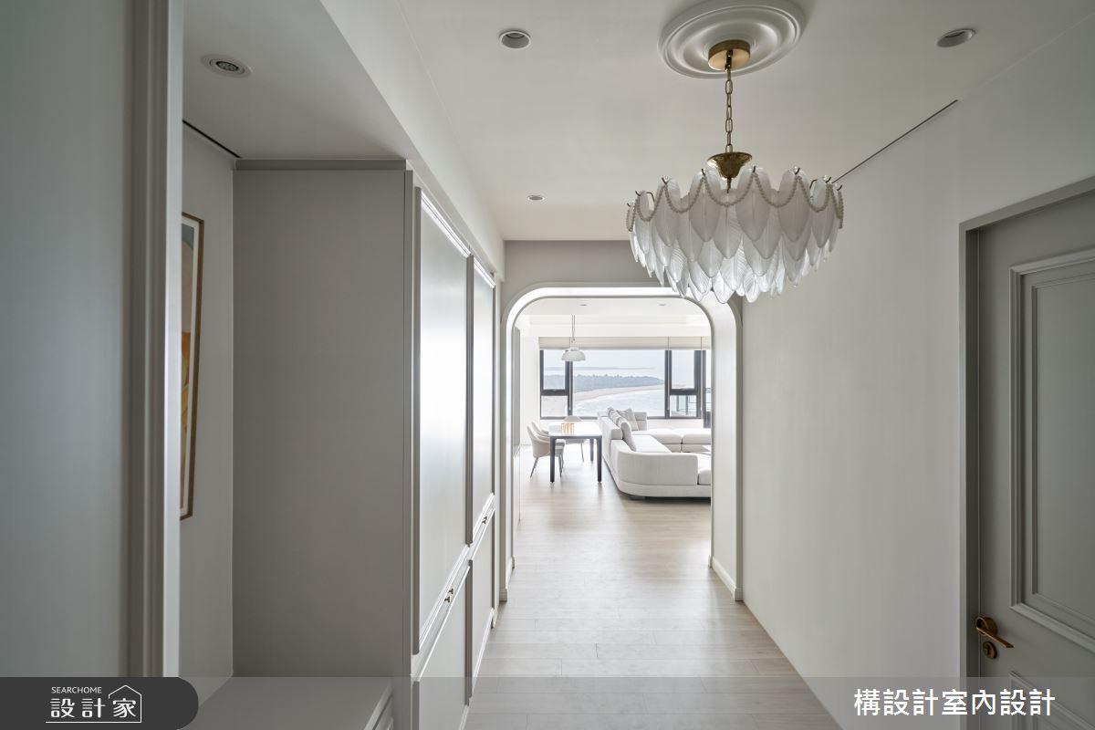 53坪毛胚屋＿新古典客廳走廊案例圖片＿構設計＿構設計_泊光之22
