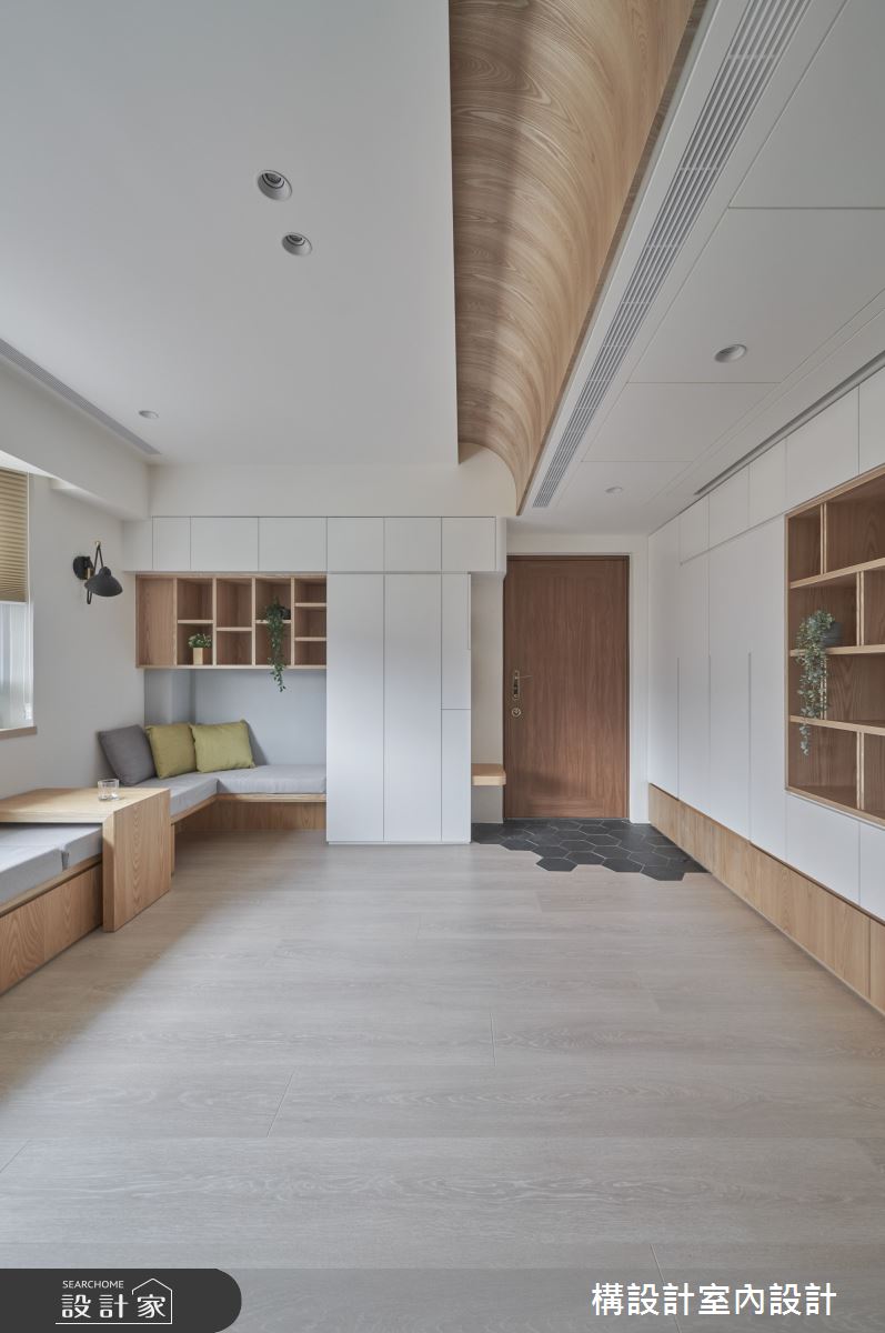 32坪中古屋(5~15年)＿北歐風玄關客廳臥榻案例圖片＿構設計＿構設計_共好溫度之4