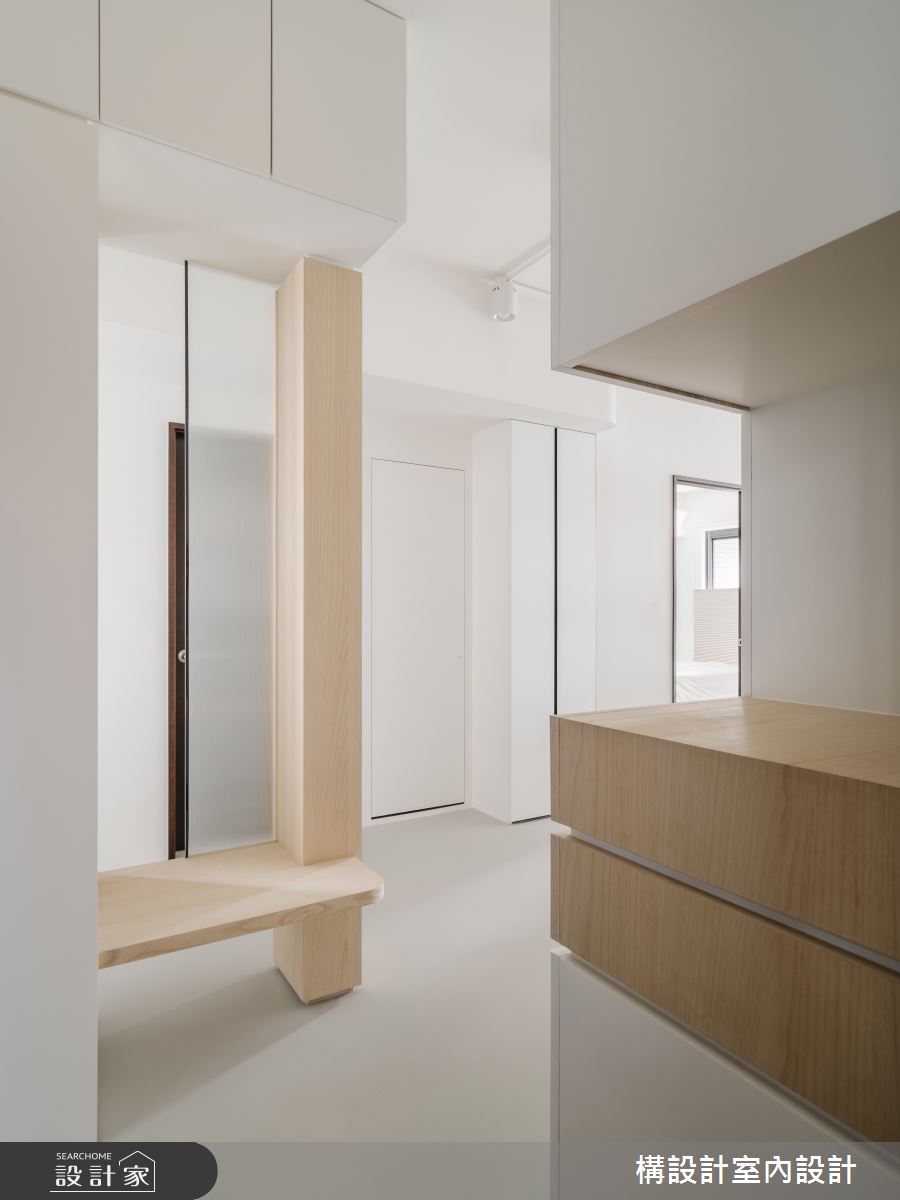 17坪預售屋＿北歐風玄關案例圖片＿構設計＿構設計_專屬的獨處之1
