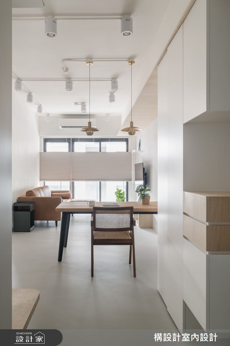 17坪預售屋＿北歐風客廳餐廳案例圖片＿構設計＿構設計_專屬的獨處之2