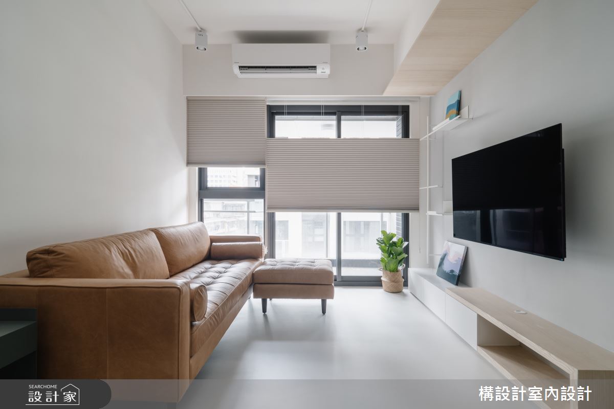 17坪預售屋＿北歐風客廳案例圖片＿構設計＿構設計_專屬的獨處之9