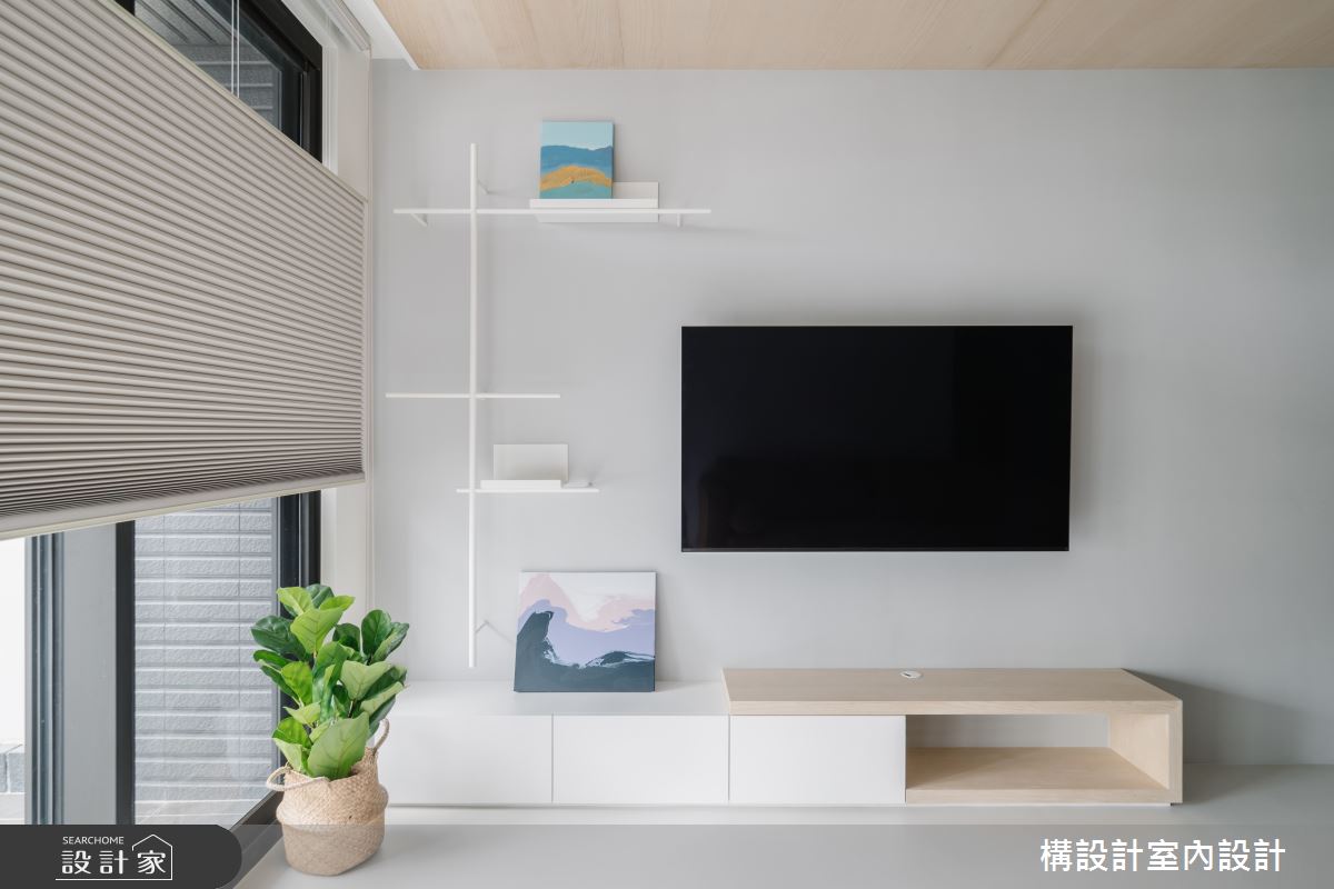 17坪預售屋＿北歐風客廳案例圖片＿構設計＿構設計_專屬的獨處之12