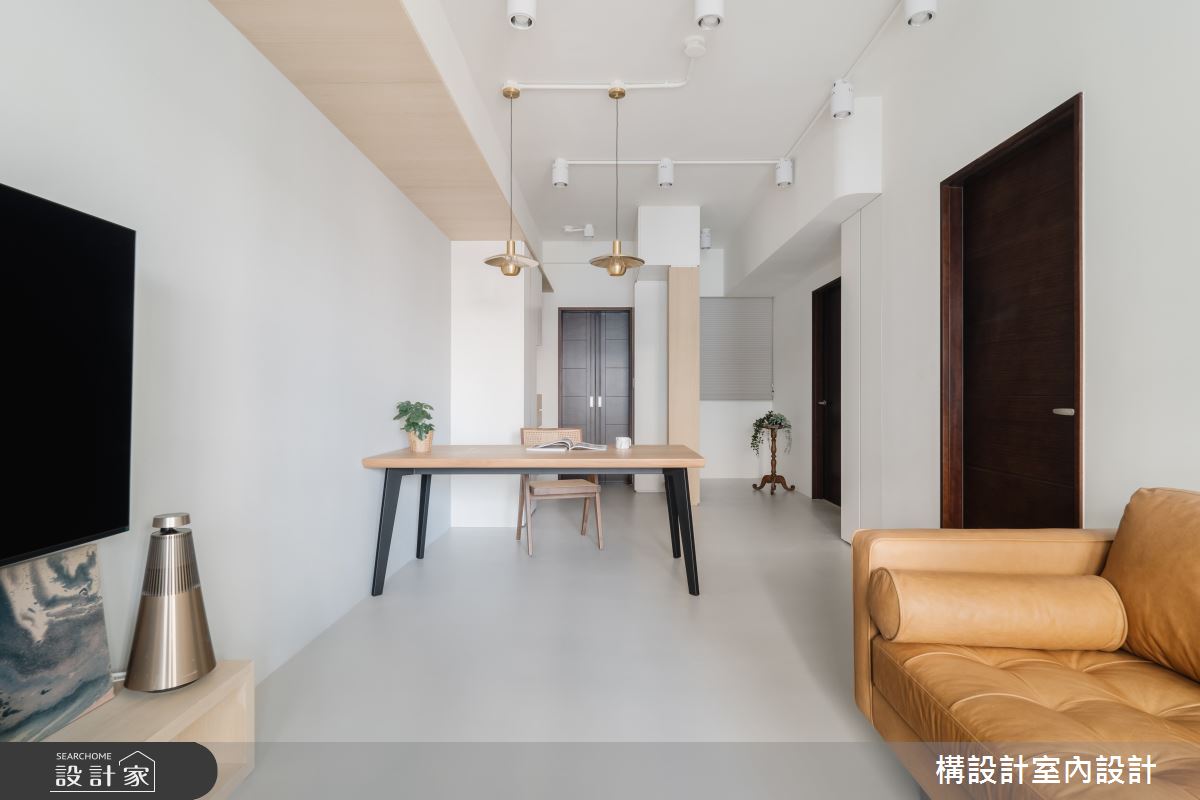 17坪預售屋＿北歐風玄關客廳餐廳案例圖片＿構設計＿構設計_專屬的獨處之13