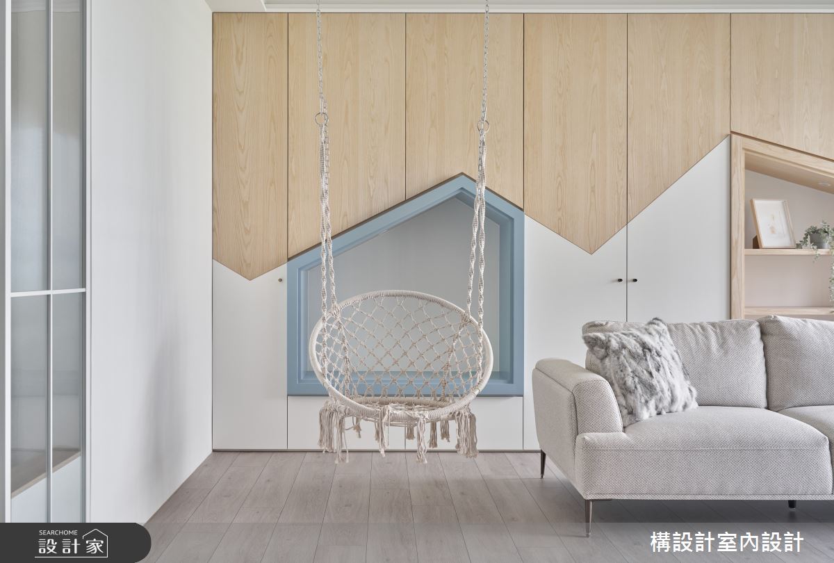 32坪預售屋＿北歐風客廳案例圖片＿構設計＿構設計_輕甜日光詩篇之6