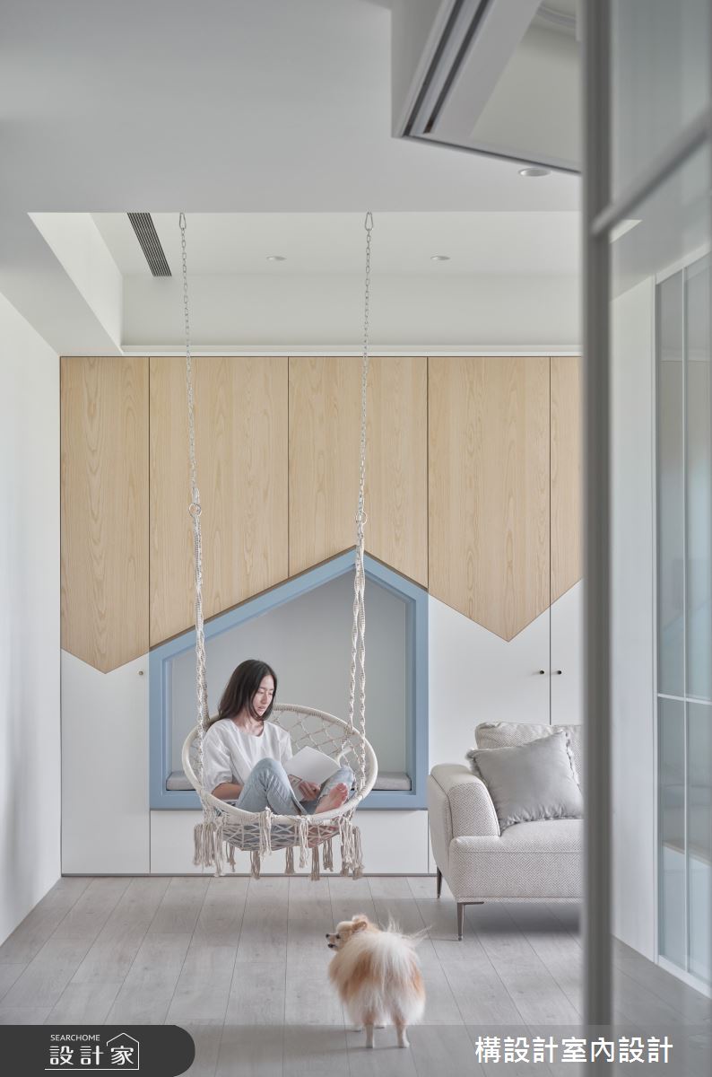 32坪預售屋＿北歐風客廳案例圖片＿構設計＿構設計_輕甜日光詩篇之8