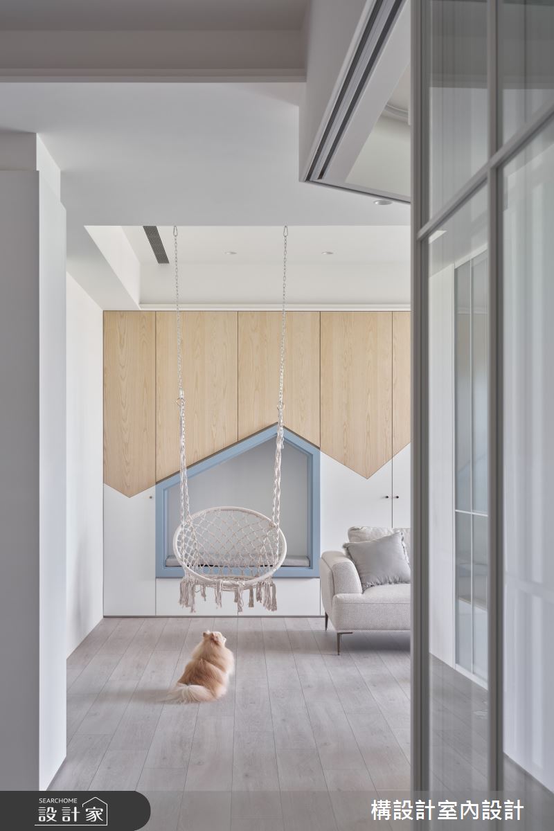32坪預售屋＿北歐風客廳案例圖片＿構設計＿構設計_輕甜日光詩篇之9