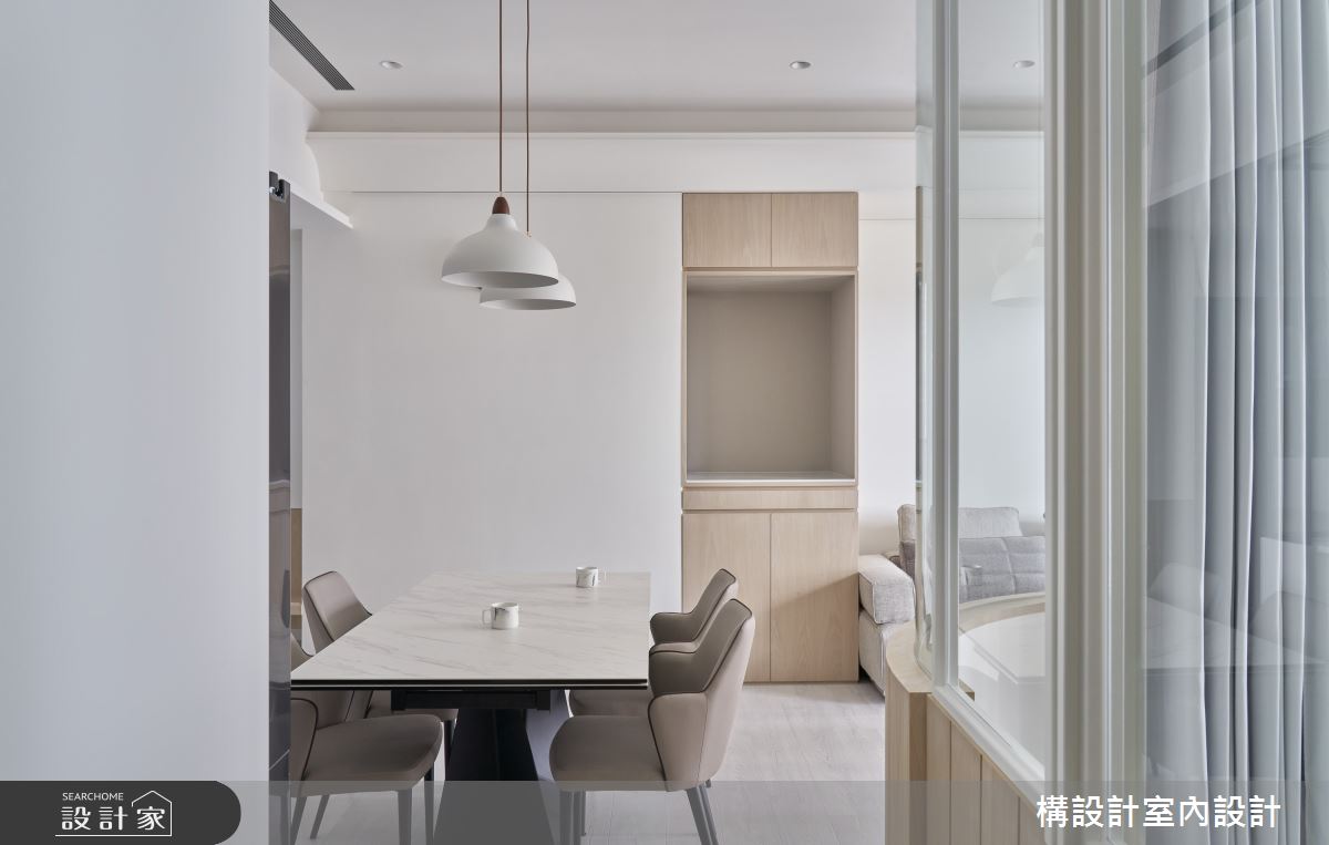 30坪新成屋(5年以下)＿北歐風餐廳案例圖片＿構設計＿構設計_植白之5