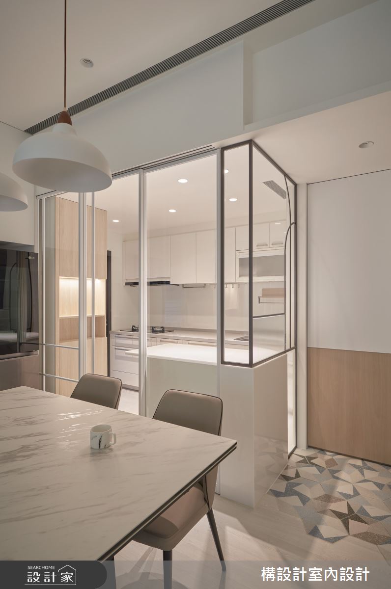 30坪新成屋(5年以下)＿北歐風餐廳廚房案例圖片＿構設計＿構設計_植白之11