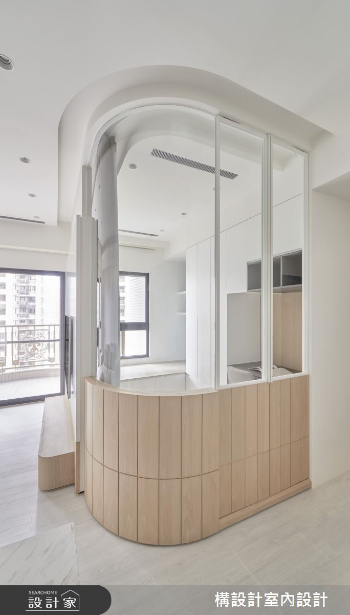 30坪新成屋(5年以下)＿北歐風書房工作區臥榻多功能室案例圖片＿構設計＿構設計_植白之14