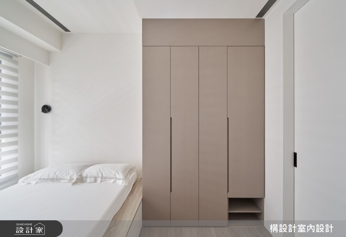 30坪新成屋(5年以下)＿北歐風臥室客房案例圖片＿構設計＿構設計_植白之22