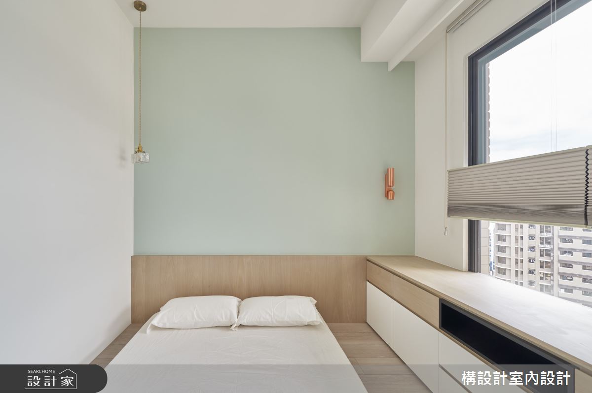 30坪新成屋(5年以下)＿北歐風臥室臥榻客房案例圖片＿構設計＿構設計_植白之24
