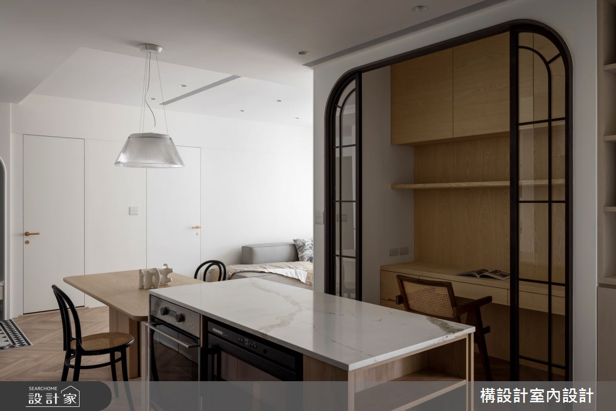 20坪毛胚屋＿新古典餐廳中島案例圖片＿構設計＿構設計_Elegance is refusal.之4