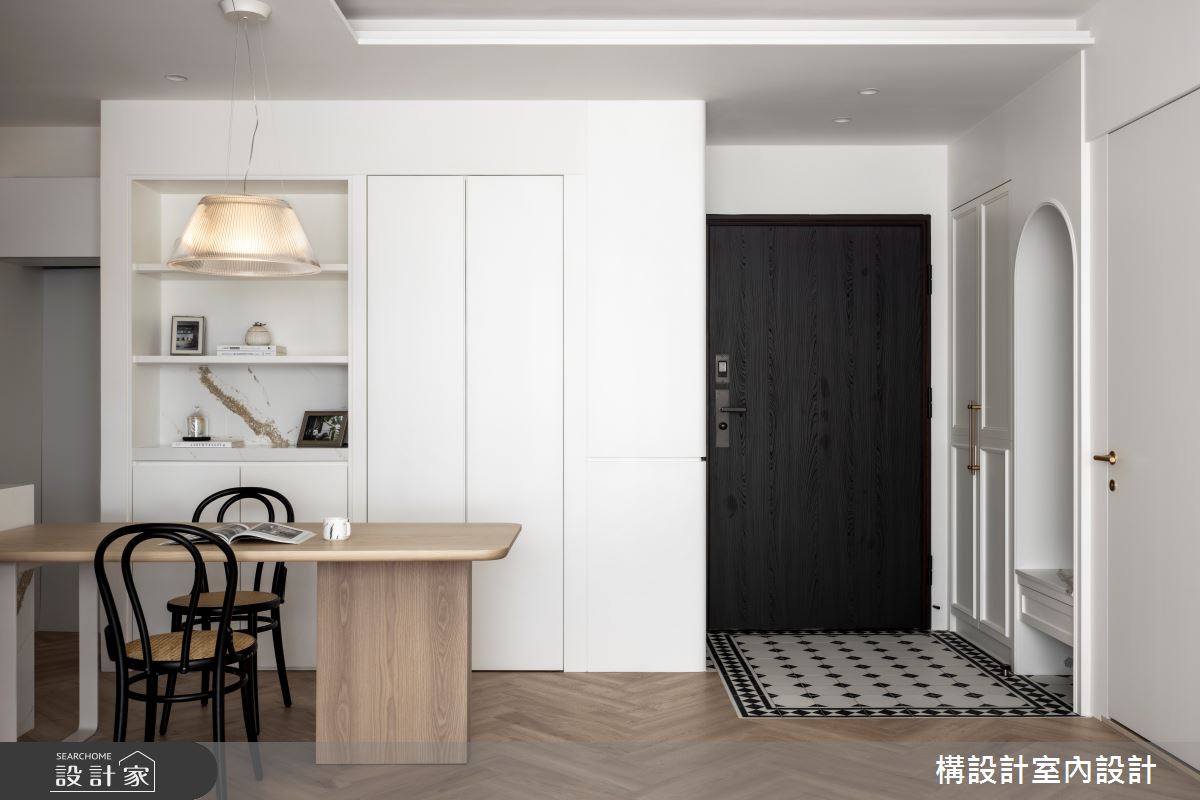 20坪毛胚屋＿新古典玄關餐廳案例圖片＿構設計＿構設計_Elegance is refusal.之5