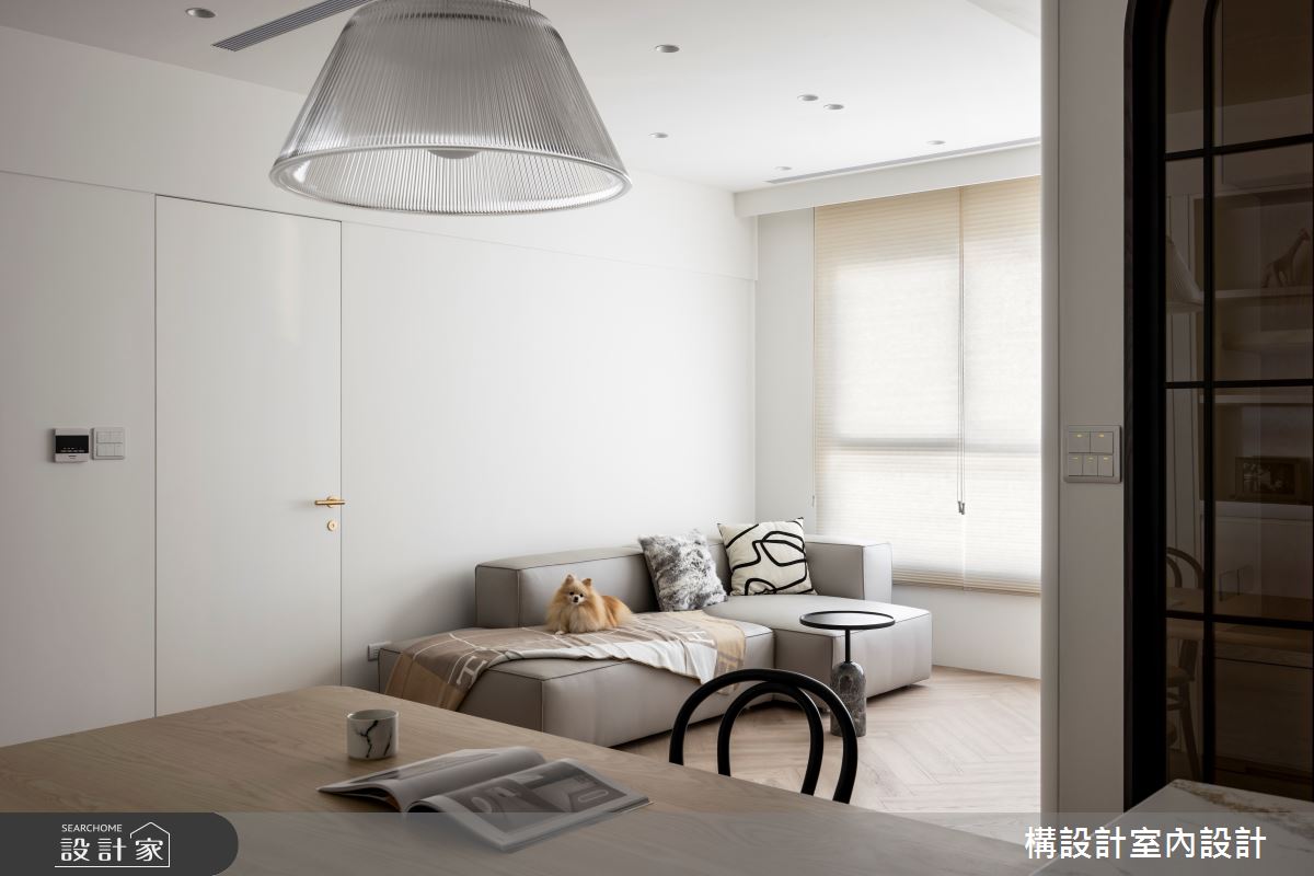 20坪毛胚屋＿新古典客廳餐廳案例圖片＿構設計＿構設計_Elegance is refusal.之11