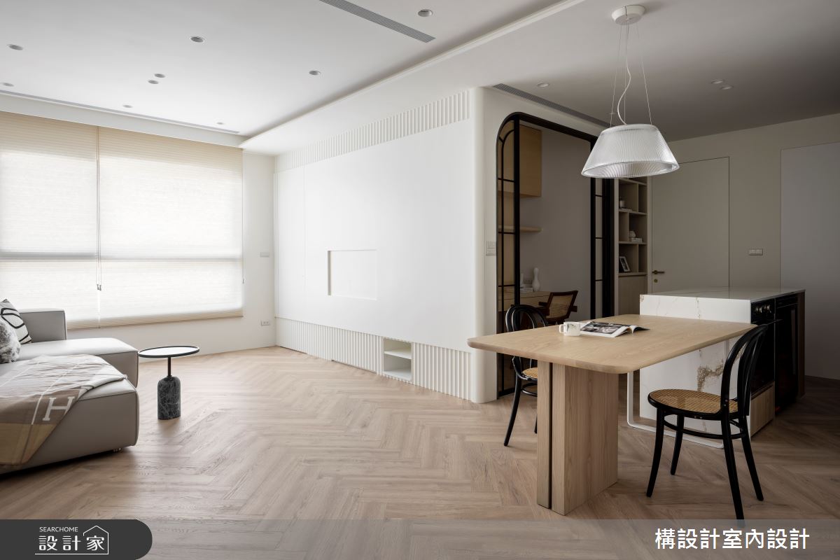 20坪毛胚屋＿新古典客廳餐廳案例圖片＿構設計＿構設計_Elegance is refusal.之13