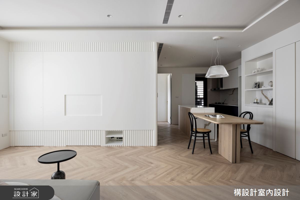 20坪毛胚屋＿新古典客廳餐廳廚房案例圖片＿構設計＿構設計_Elegance is refusal.之14