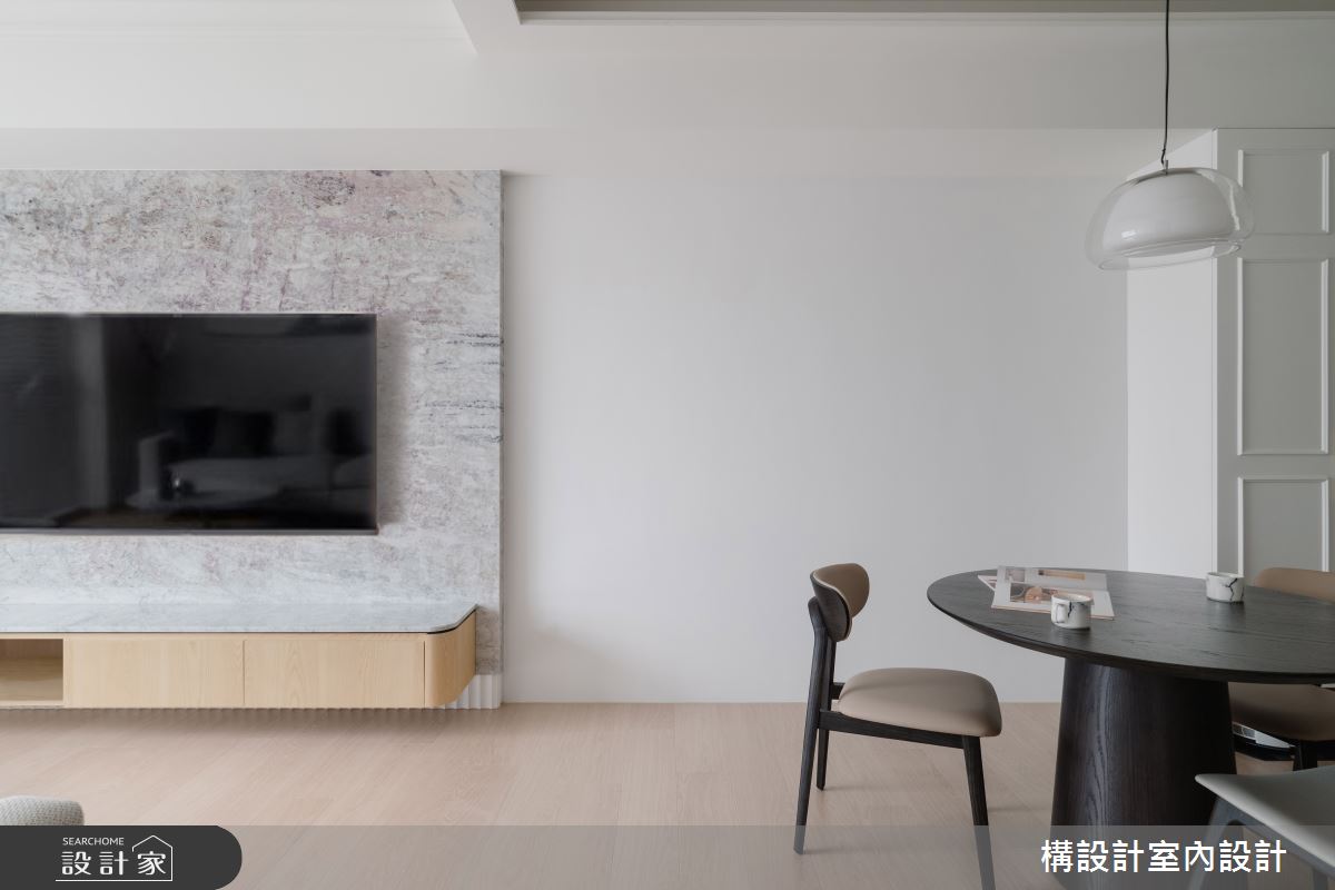 30坪新成屋(5年以下)＿新古典客廳餐廳案例圖片＿構設計＿構設計_Our House之2