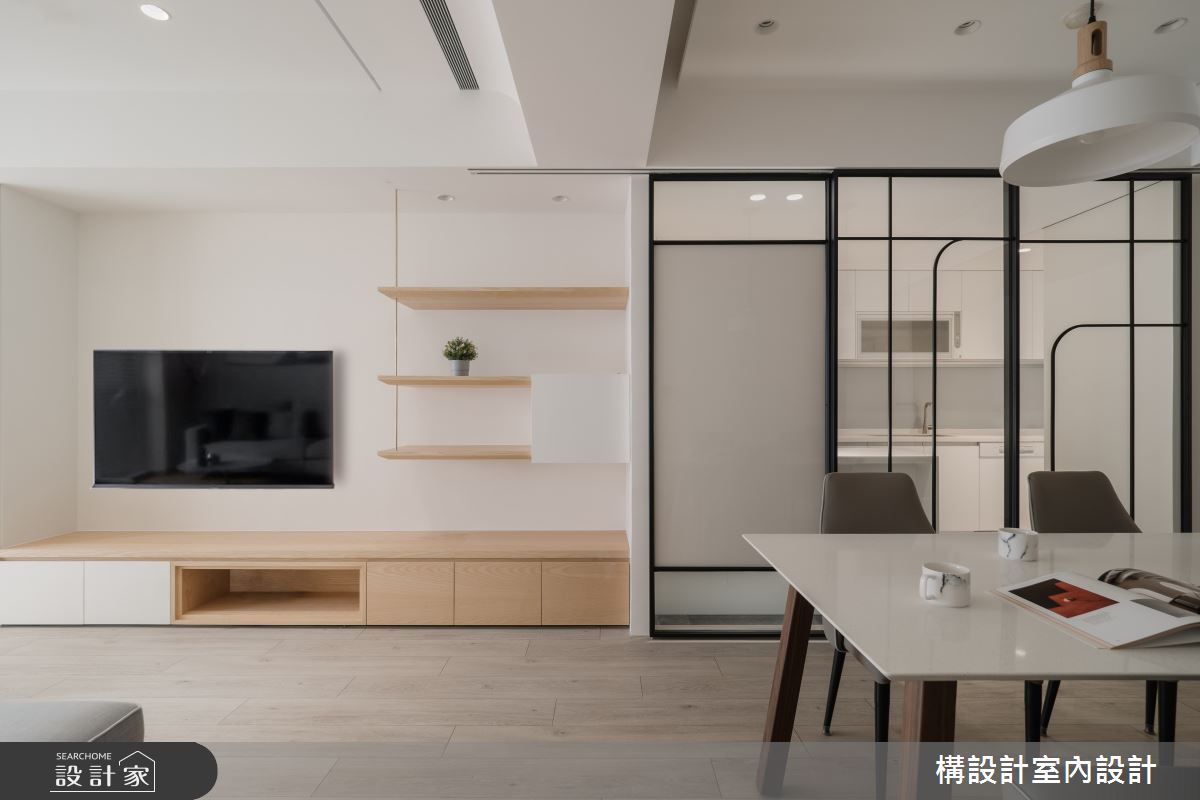 35坪老屋(16~30年)＿北歐風客廳餐廳廚房案例圖片＿構設計＿構設計_馥白時刻之8
