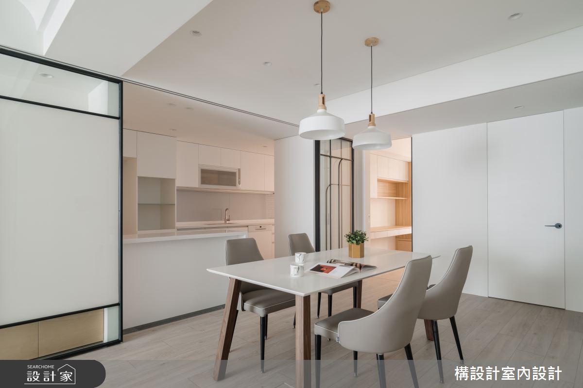 35坪老屋(16~30年)＿北歐風餐廳廚房案例圖片＿構設計＿構設計_馥白時刻之12