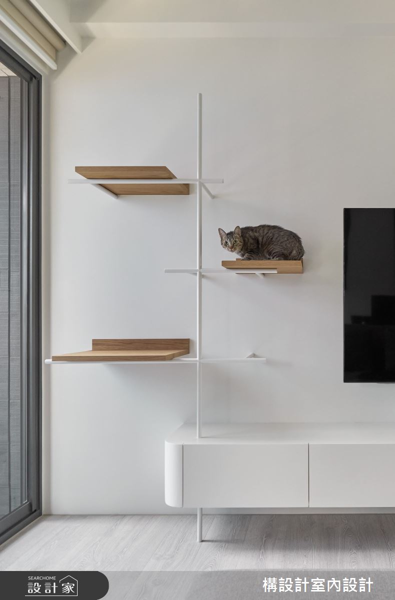 20坪新成屋(5年以下)＿現代風客廳案例圖片＿構設計＿構設計_貓森居所之9