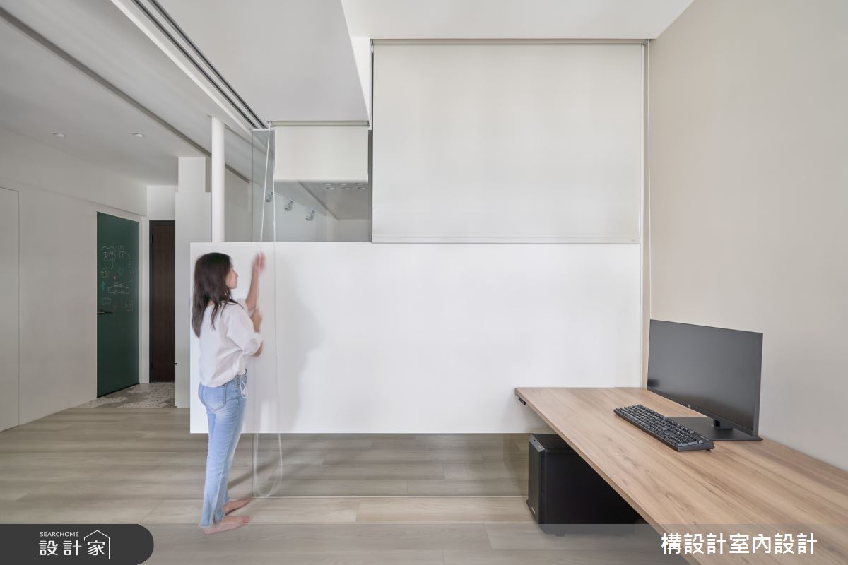 13坪新成屋(5年以下)＿北歐風書房工作區案例圖片＿構設計＿構設計_悠然木居之8