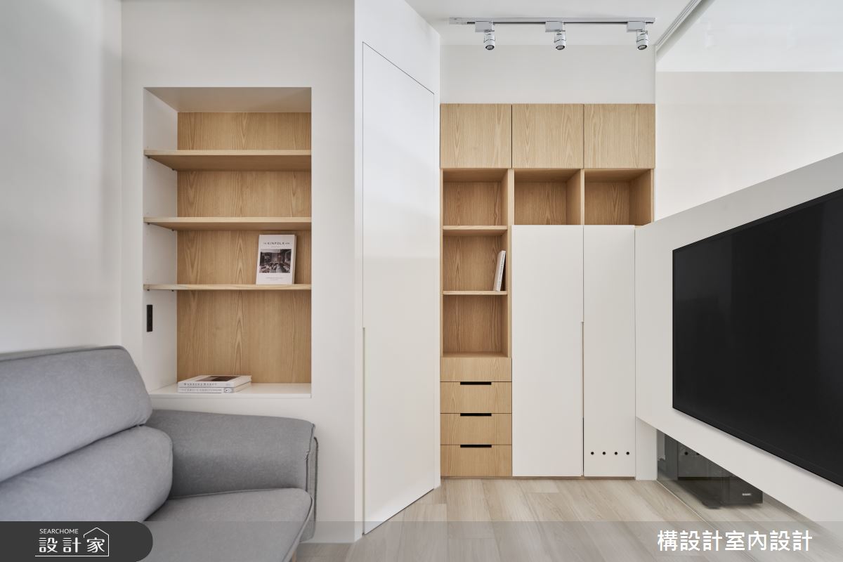 13坪新成屋(5年以下)＿北歐風客廳案例圖片＿構設計＿構設計_悠然木居之10