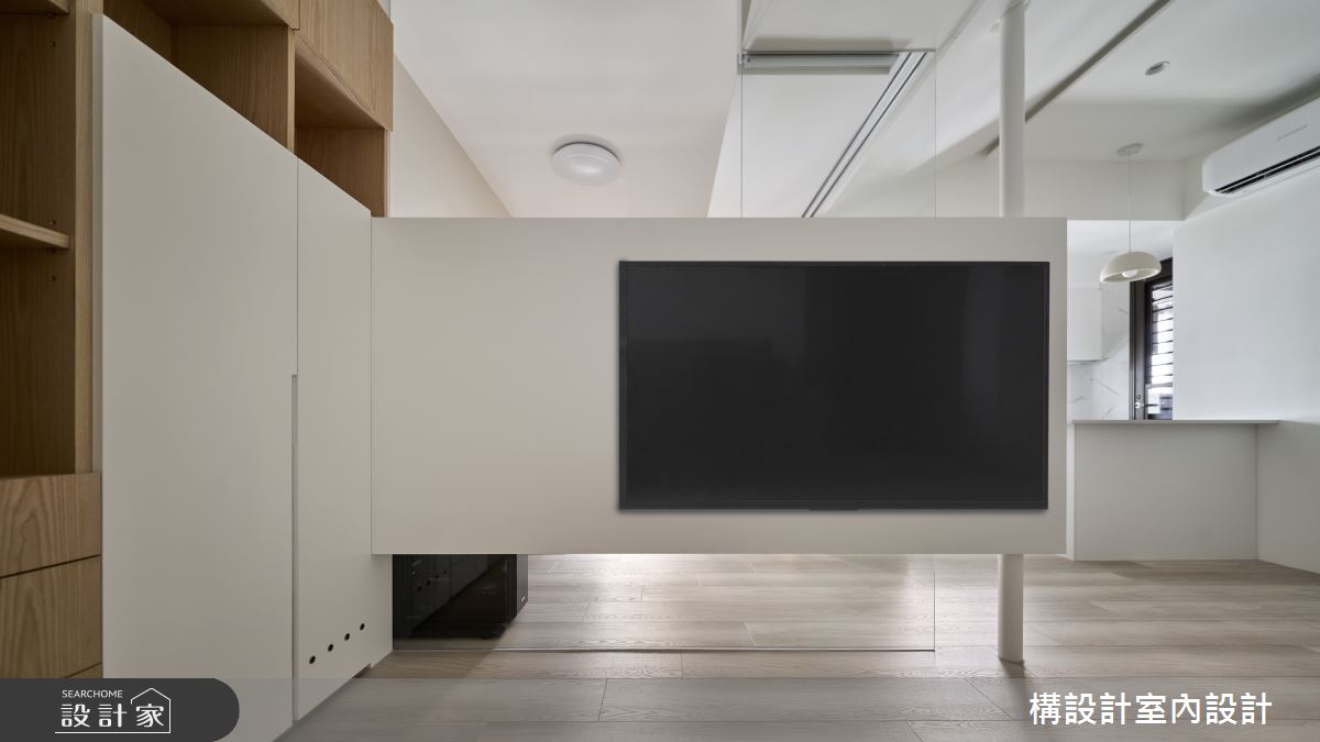 13坪新成屋(5年以下)＿北歐風客廳案例圖片＿構設計＿構設計_悠然木居之11