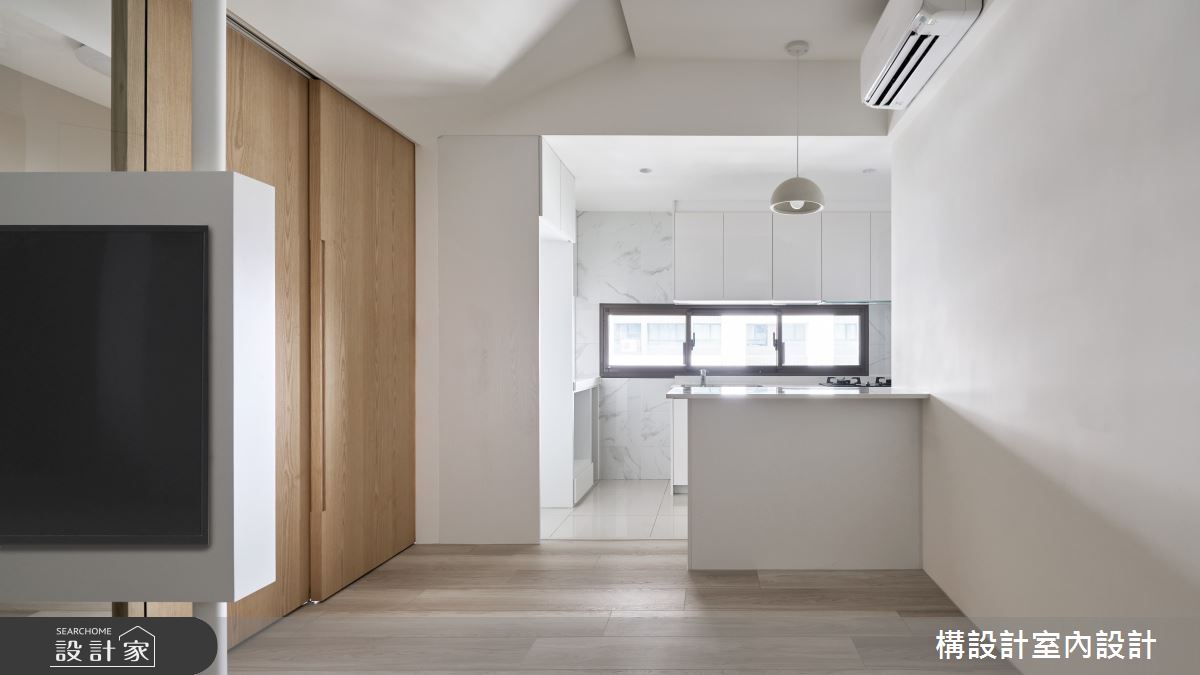 13坪新成屋(5年以下)＿北歐風廚房案例圖片＿構設計＿構設計_悠然木居之12