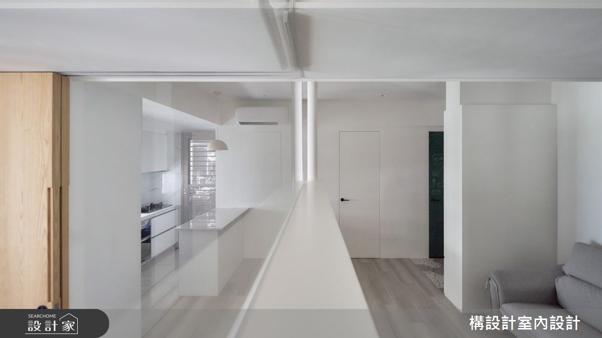13坪新成屋(5年以下)＿北歐風客廳廚房案例圖片＿構設計＿構設計_悠然木居之19