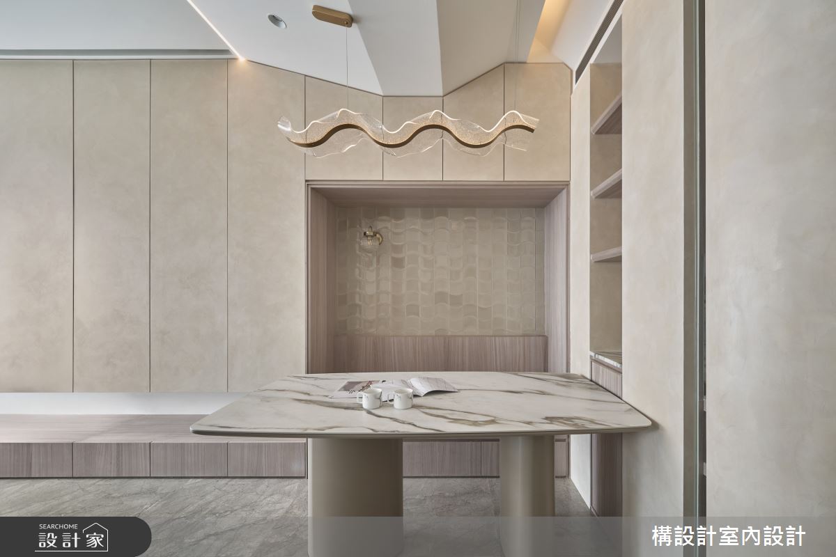 24坪新成屋(5年以下)＿現代風餐廳案例圖片＿構設計＿構設計_晨光流雲之7