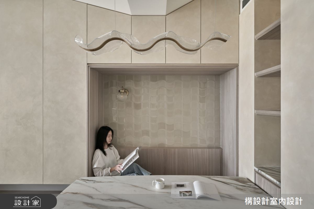 24坪新成屋(5年以下)＿現代風客廳餐廳案例圖片＿構設計＿構設計_晨光流雲之9