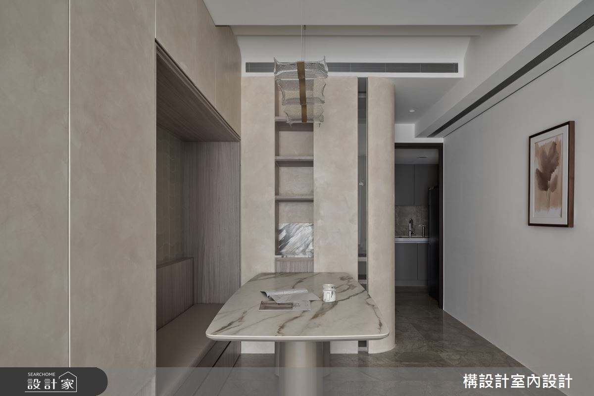 24坪新成屋(5年以下)＿現代風餐廳案例圖片＿構設計＿構設計_晨光流雲之5