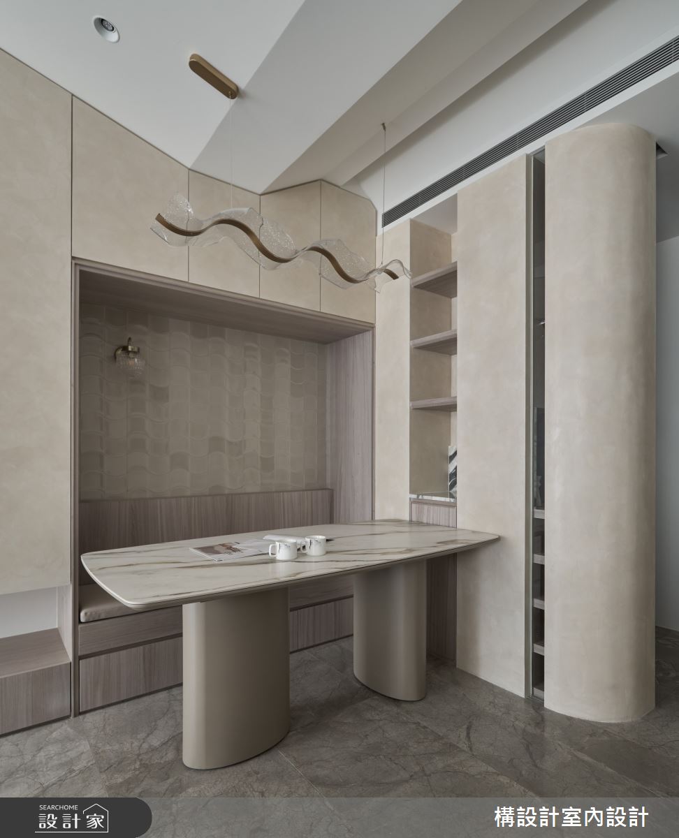 24坪新成屋(5年以下)＿現代風餐廳案例圖片＿構設計＿構設計_晨光流雲之4
