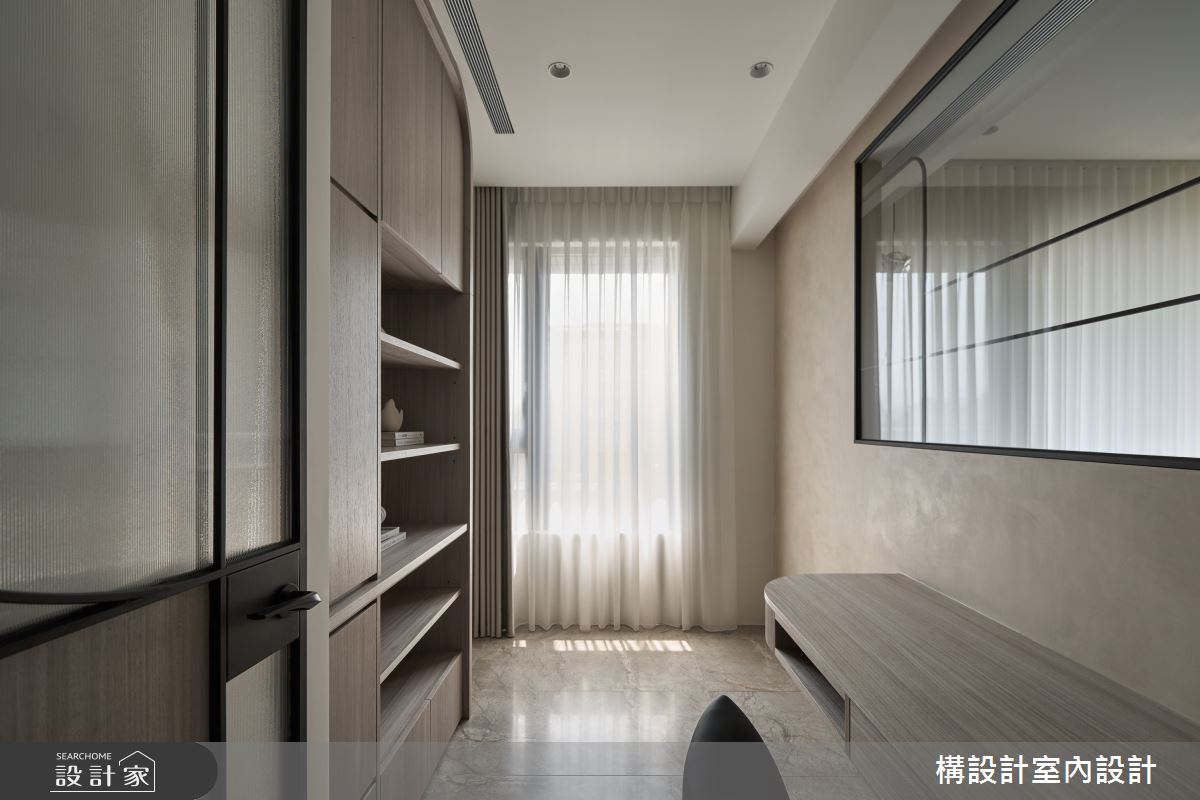 24坪新成屋(5年以下)＿現代風書房工作區案例圖片＿構設計＿構設計_晨光流雲之13