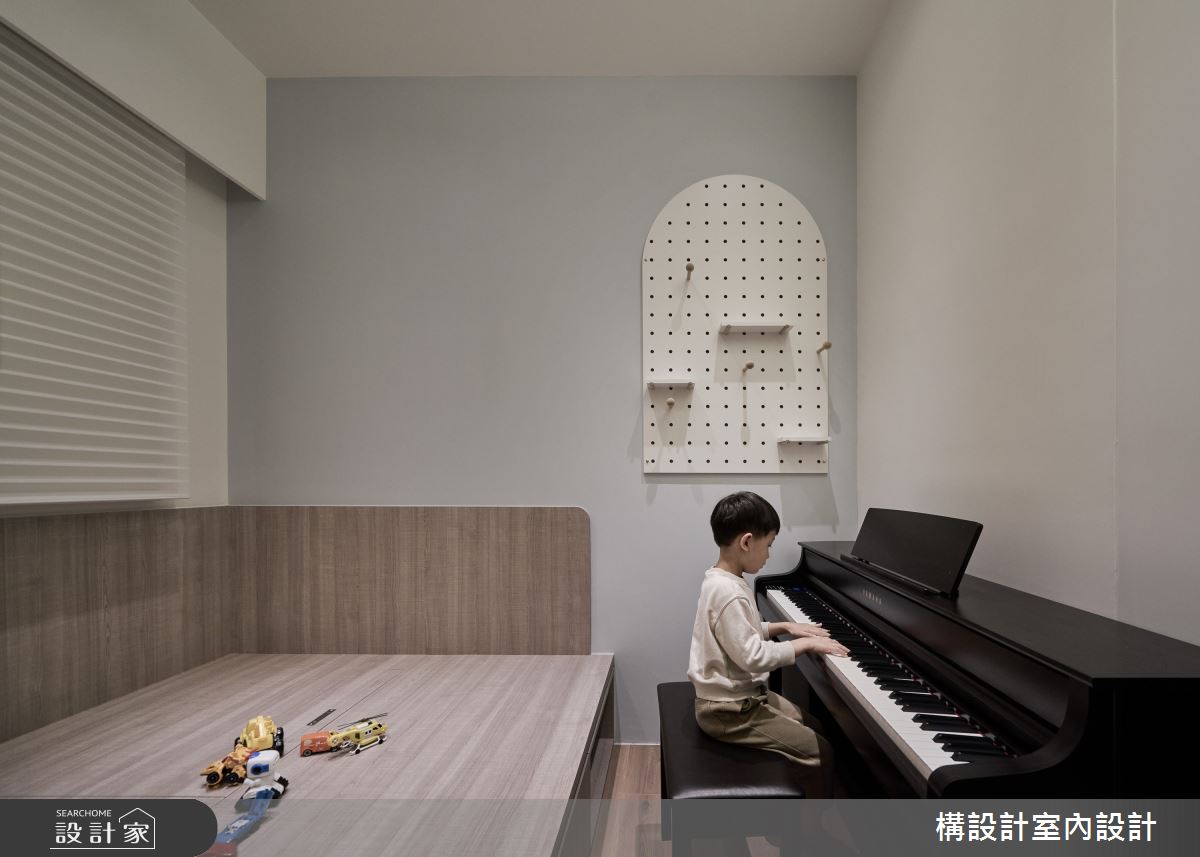24坪新成屋(5年以下)＿現代風臥室多功能室案例圖片＿構設計＿構設計_晨光流雲之20