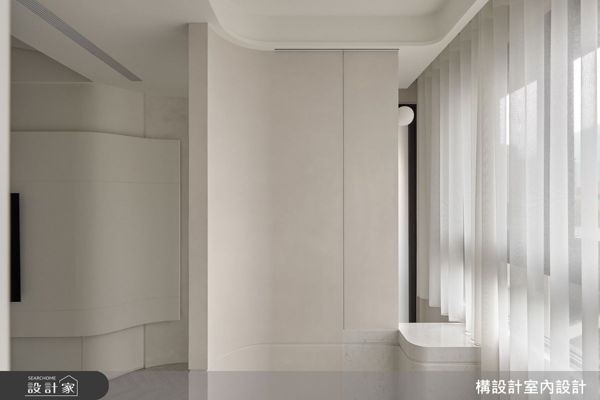 33坪新成屋(5年以下)＿現代風案例圖片＿構設計＿構設計_弧與白的光景之13
