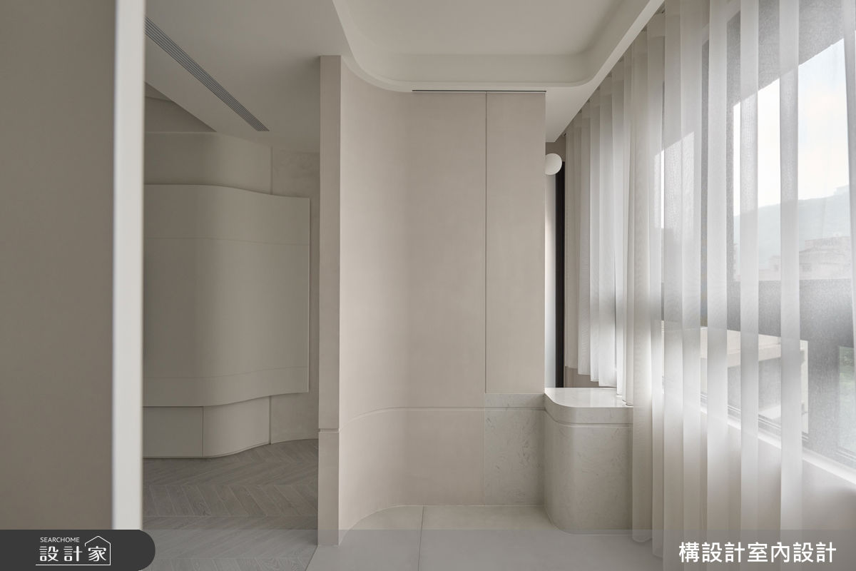 33坪新成屋(5年以下)＿現代風案例圖片＿構設計＿構設計_弧與白的光景之14