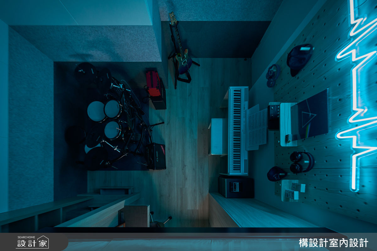 33坪新成屋(5年以下)＿現代風臥室案例圖片＿構設計＿構設計_弧與白的光景之19